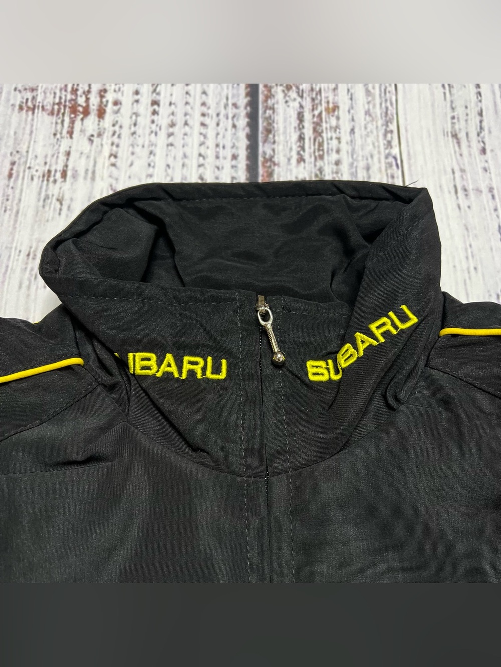 Jackets 4 Racing Subaru Black & Blue Racing Puff Jacket - Picture 7 of 16